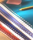 books and pencils